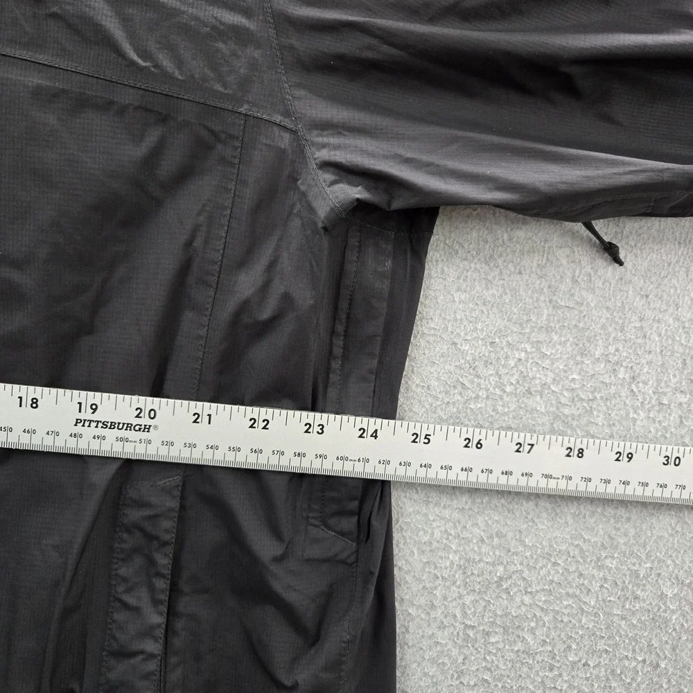 The North Face Men Jacket XL Black Embroidered Activewear Zipper READ
